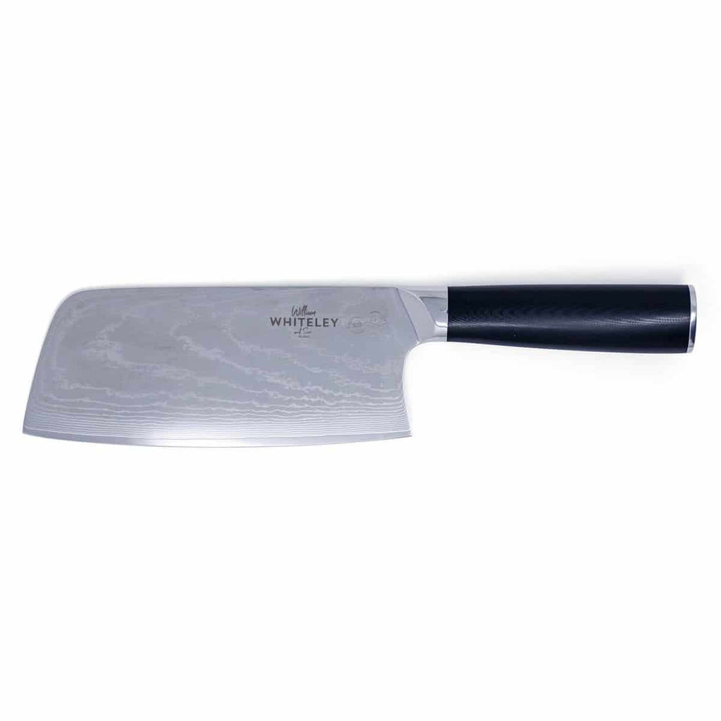 Damascus Cleaver Knife from William Whiteley - Atlantic Rancher CompanyDamascus Cleaver Knife from William WhiteleyGear and ToolsAtlantic Rancher CompanyDCK - 1Damascus Cleaver Knife from William Whiteley Gear and Tools Atlantic Rancher Company
