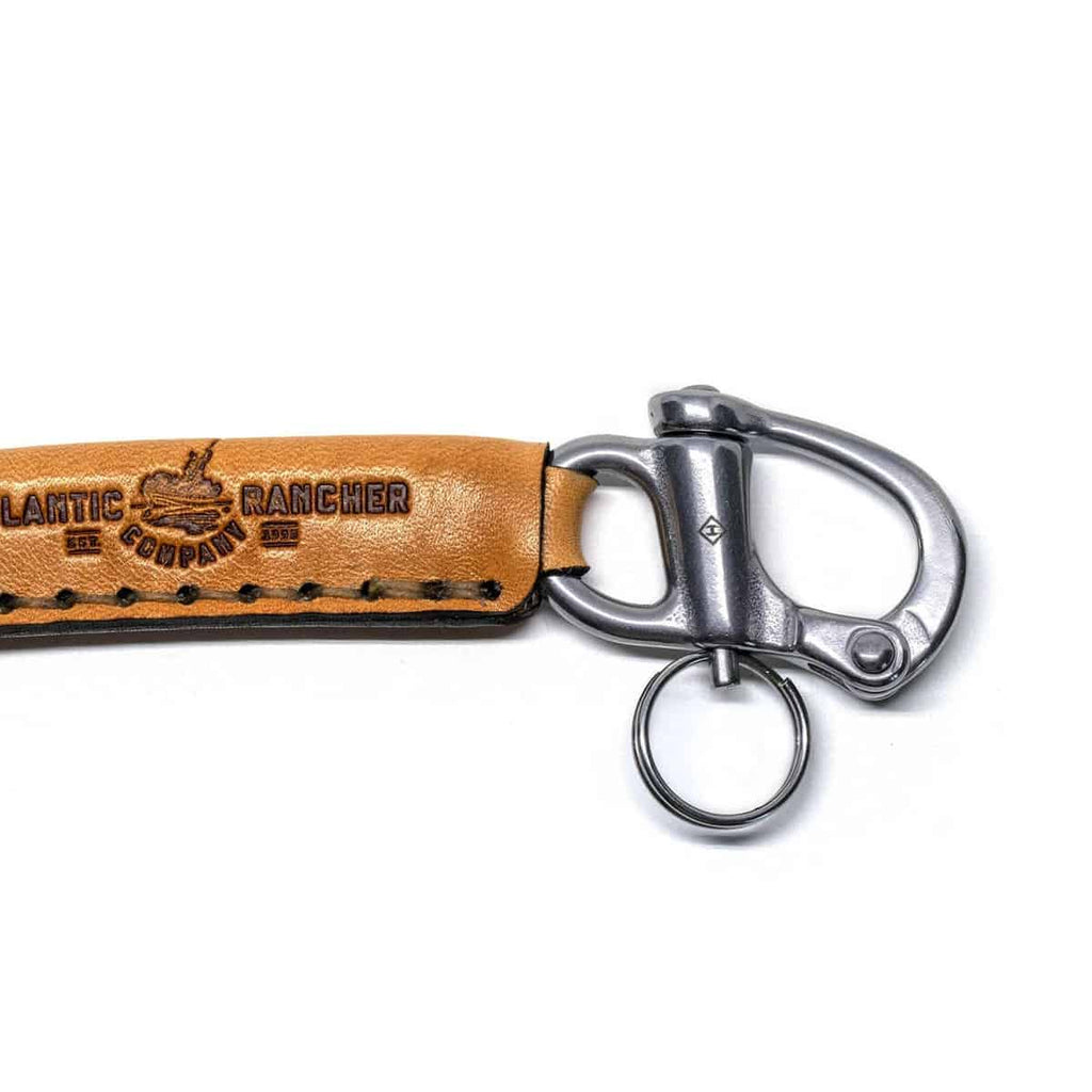 Dockmaster’s Leather Key Chain - Atlantic Rancher CompanyDockmaster’s Leather Key ChainGear and ToolsAtlantic Rancher Companykey - 002British TanDockmaster’s Leather Key Chain Gear and Tools Atlantic Rancher Company
