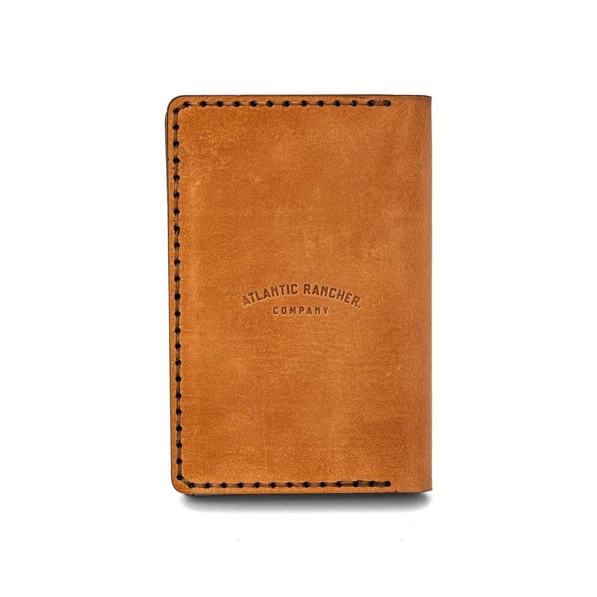 Leather Passport Case Handsewn in USA Leather Goods Atlantic Rancher Company