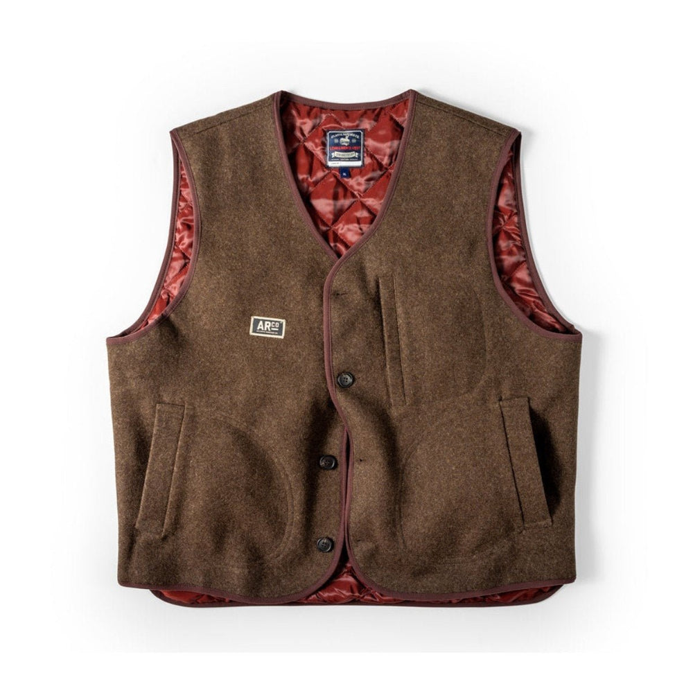 Longliner's Wool Vest - 25th Anniversary Edition vest Atlantic Rancher Company Rust S