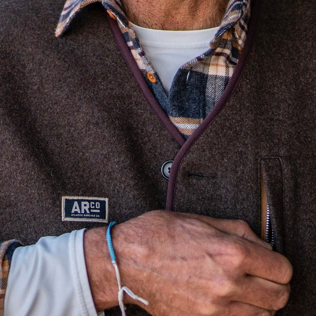 Longliner's Wool Vest - 25th Anniversary Edition - Atlantic Rancher CompanyLongliner's Wool Vest - 25th Anniversary EditionvestAtlantic Rancher CompanyLLWV - 01 - RustRustSLongliner's Wool Vest - 25th Anniversary Edition vest Atlantic Rancher Company