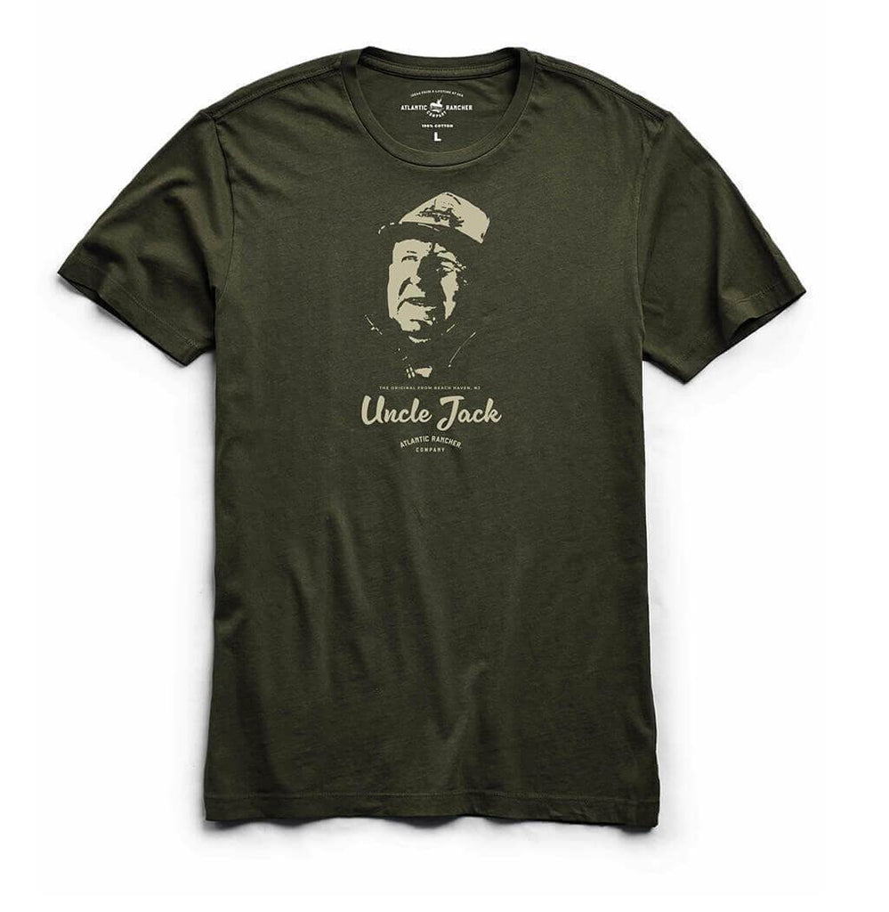 Uncle Jack Saltwashed T-Shirt T-Shirts Atlantic Rancher Company M Olive